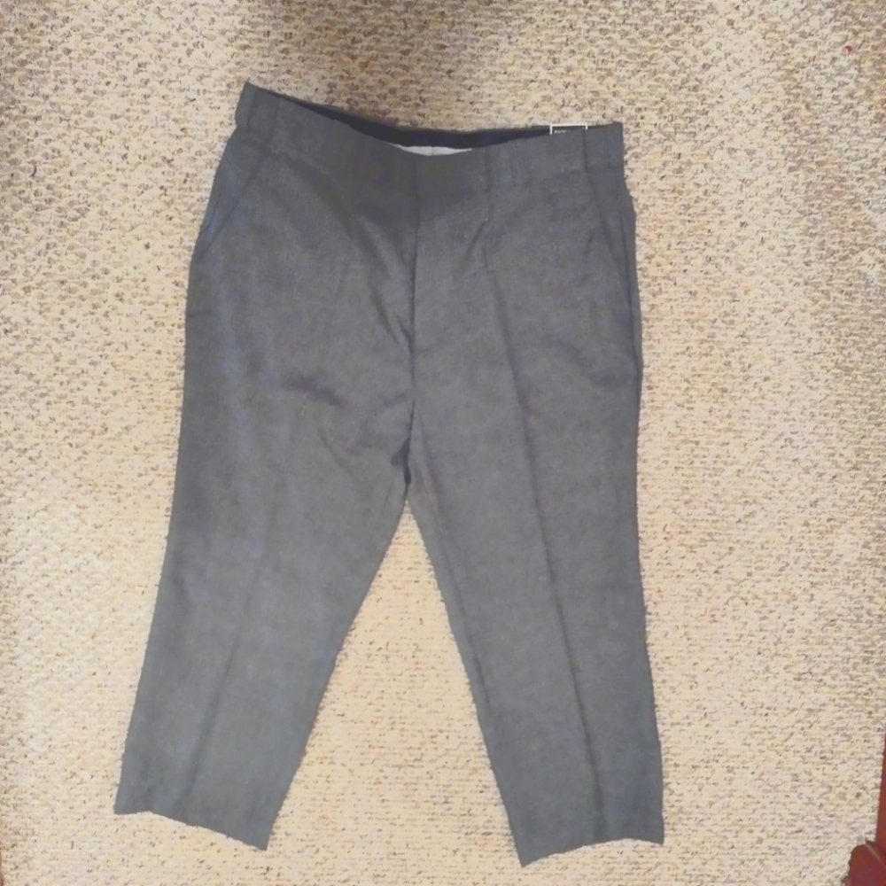 TACT SQUAD U.S.A. 7002 Polyester 4-Pocket Uniform Trousers - Heather Grey 42x28